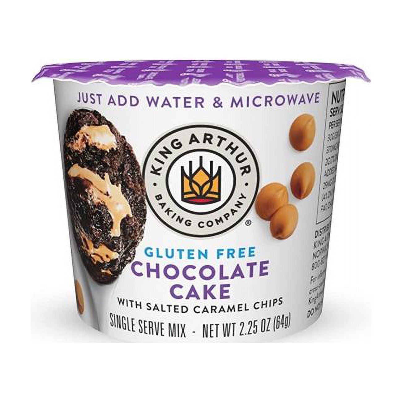 King Arthur Flour Chocolate Cake with Salted Caramel Chips, Gluten Free