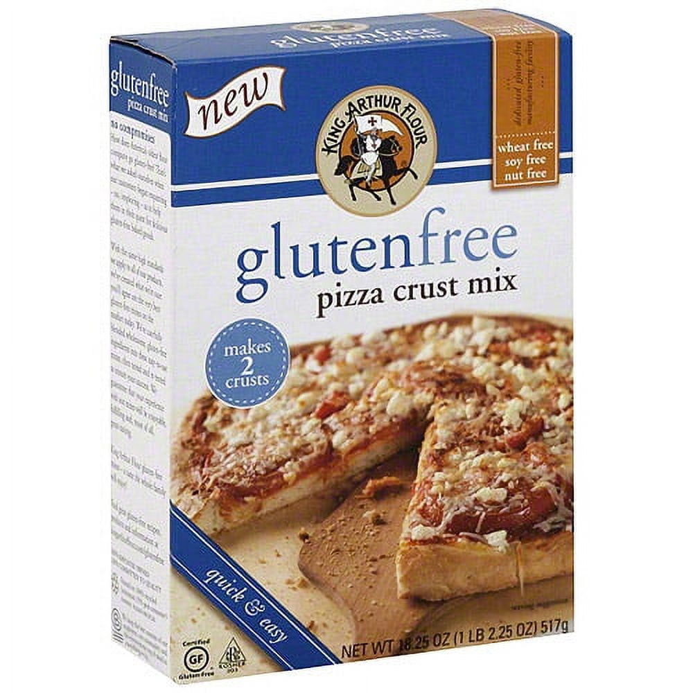 King Arthur Flour Gluten Free Pizza Crust Mix, 18.25 oz (Pack of 6)