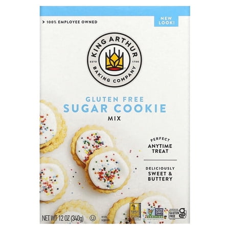 King Arthur Flour Gluten Free Sugar Cookie Mix 12 oz (340 g) Pack of 2