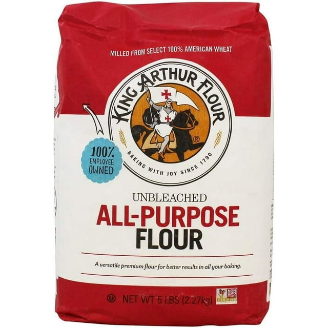King Arthur Flour King Arthur, Flour UNBLCHD All Purpose, 5 LB, (Pack