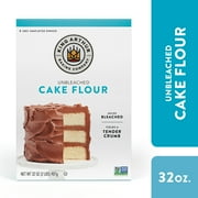 King Arthur Baking Company Non-GMO Project Verified, Preservative Free Unbleached and Unenriched Cake Flour, 2 lb Box