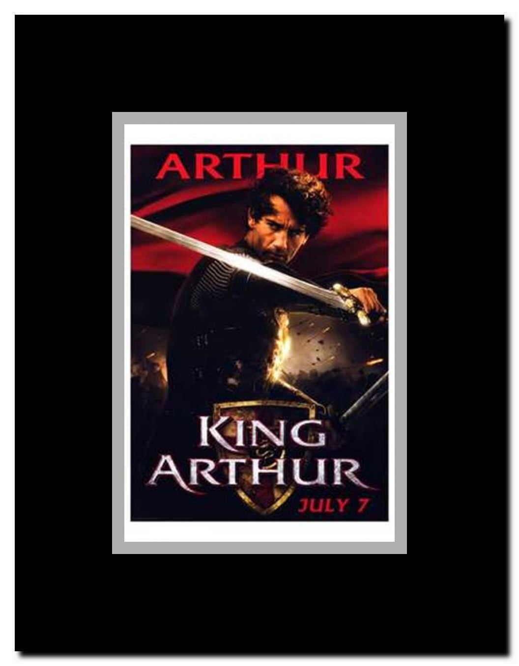 King Arthur Framed Movie Poster