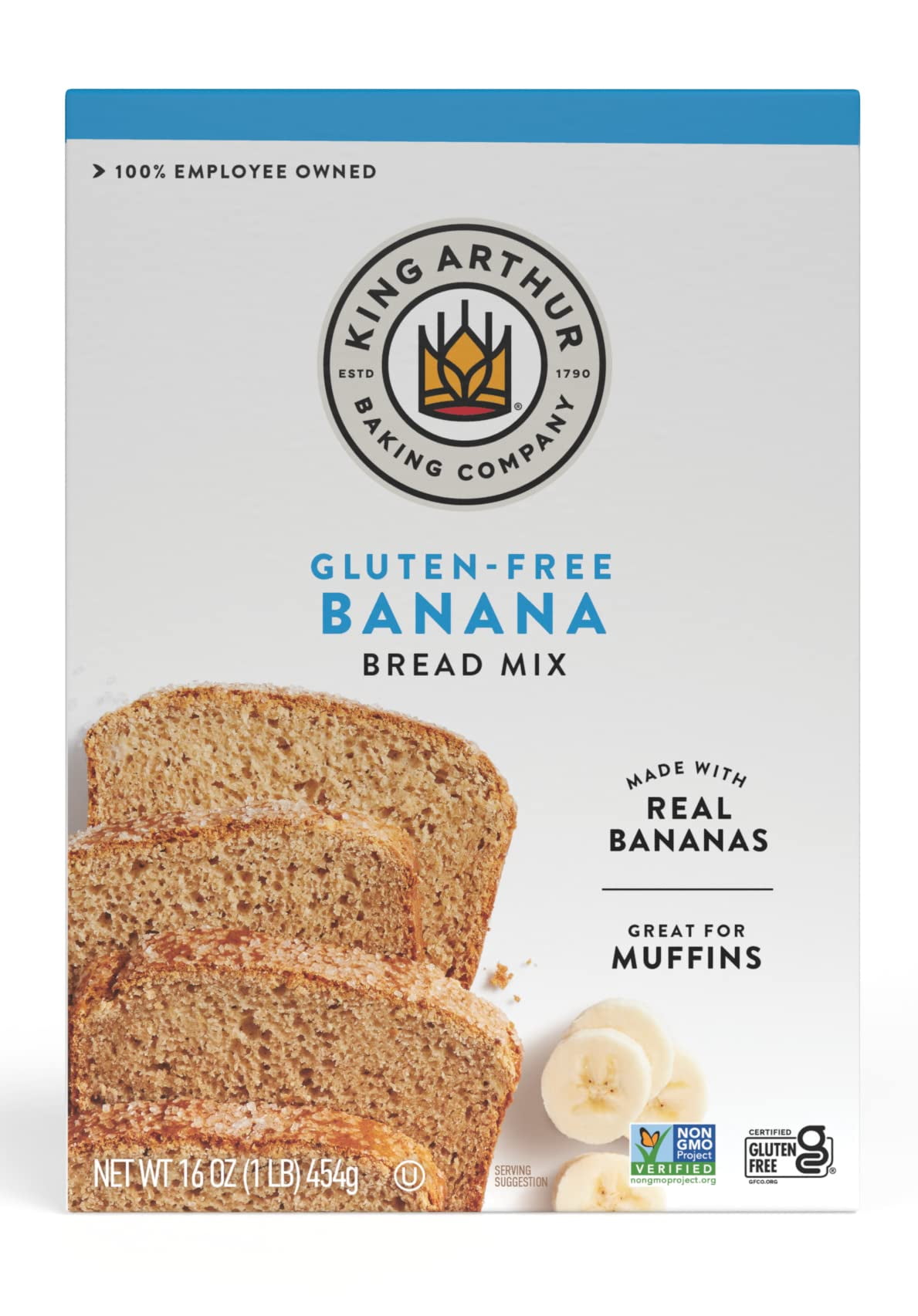KING ARTHUR GLUTEN FREE ALL PURPOSE FLOUR BANANA BREAD visual data 6