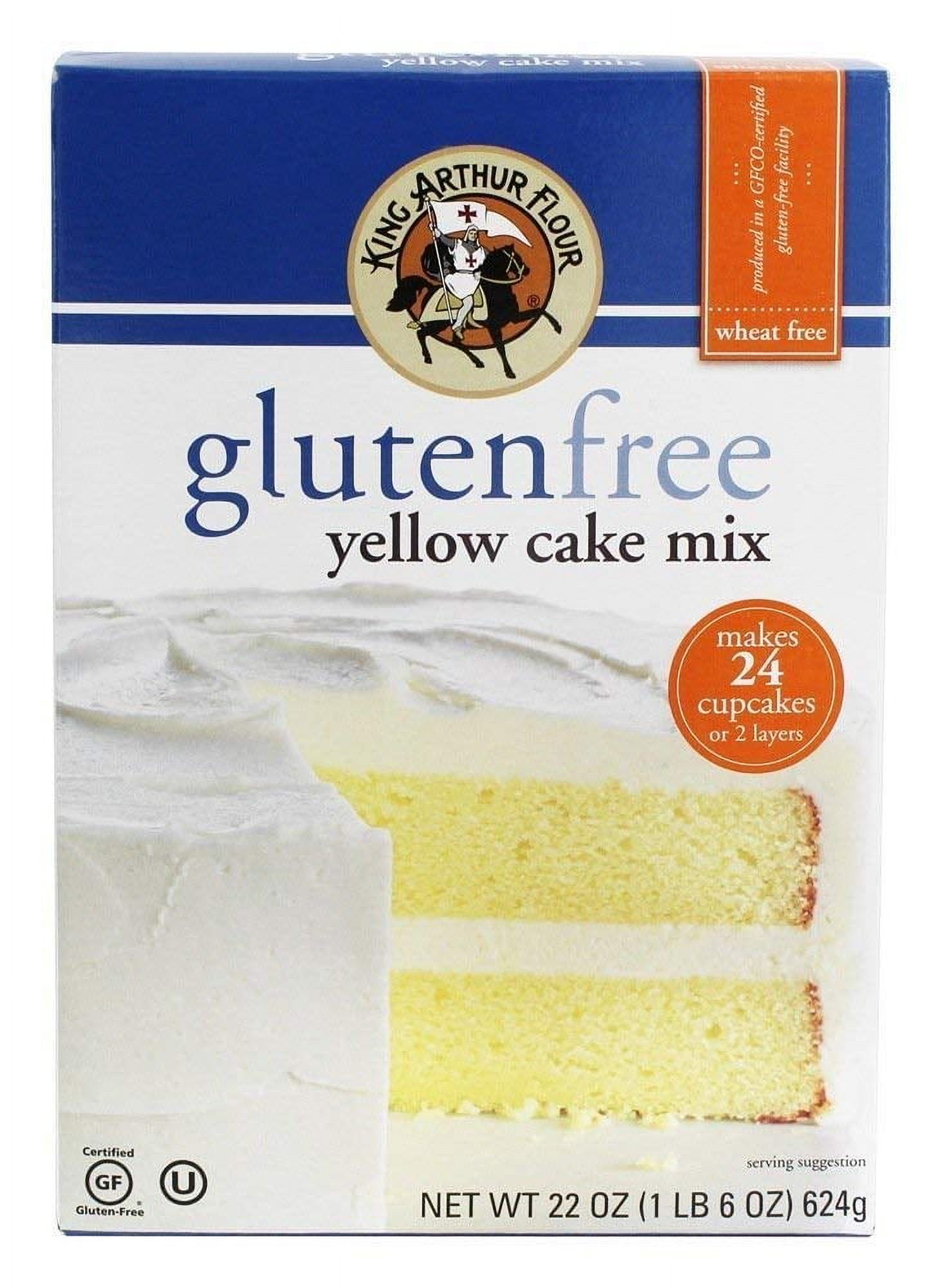 King Arthur, Mix Cake Yellow Gluten Free, 22 Ounce