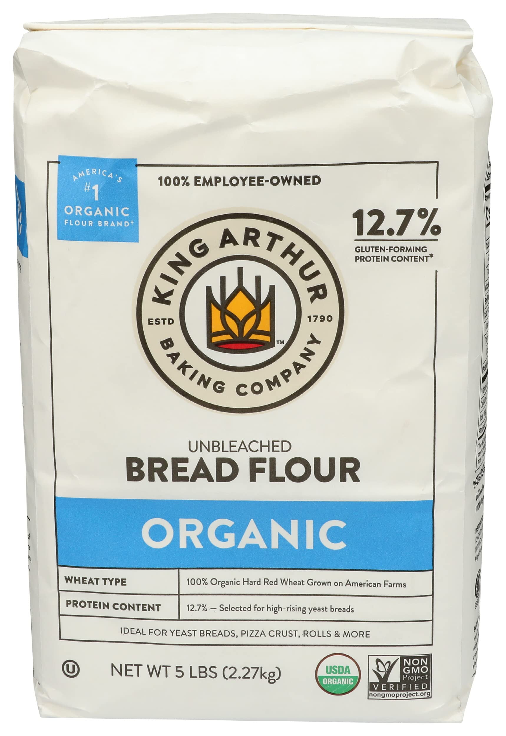 King Arthur Organic Bread Flour 5 Lb