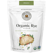 King Arthur Baking Company USDA Organic, Non-GMO Project Verified Classic Medium Rye Flour, 3 lb Bag