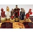 thumbnail image 1 of King Arthur / Sir Lancelot Camelot Medieval Times Knight Set Chess Men -NO Board, 1 of 6