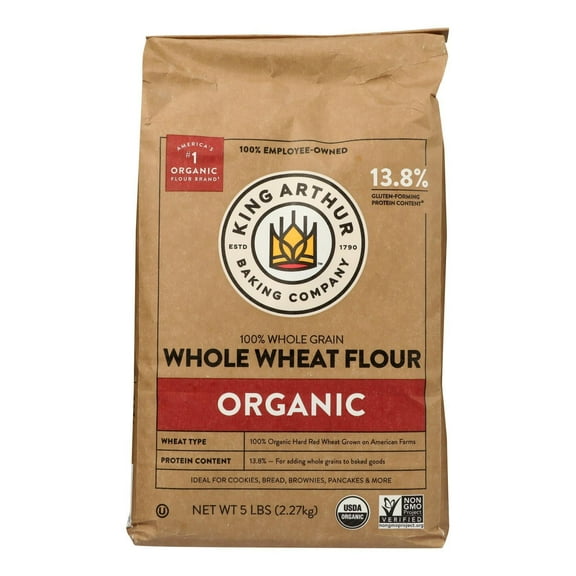 King Arthur Whole Wheat Flour - Case of 6 - 5 #