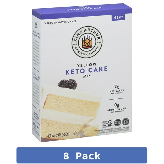 King Arthur Yellow Cake Mix 9 oz (Pack of 8)