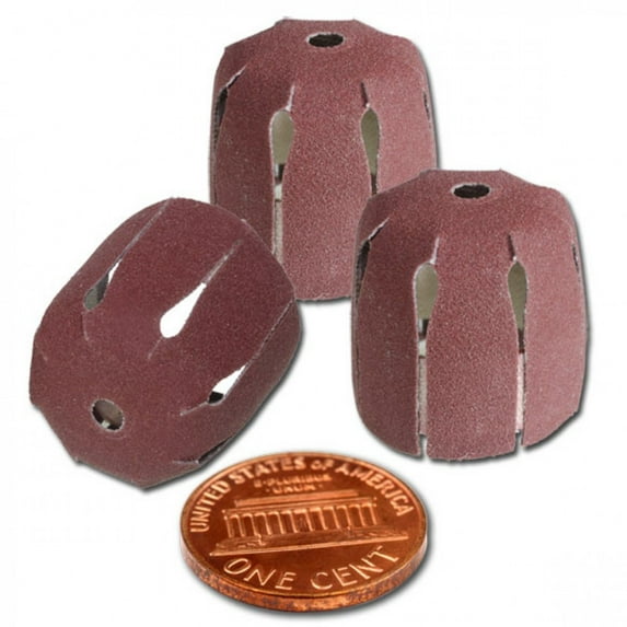 King Arthur's Tools Guinevere 80 Grit Small Round Sleeves 3 Pack wood carving