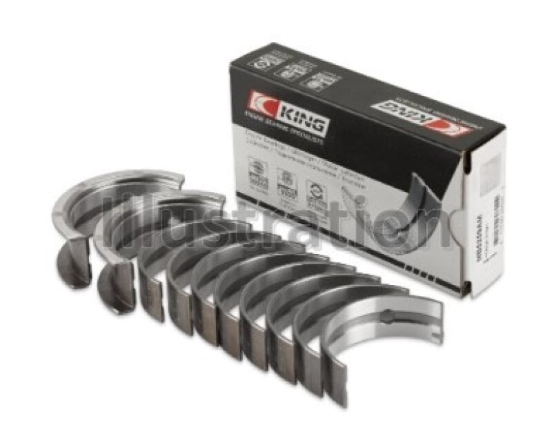 King Bearings MB5520AM0.25 Crankshaft Main Bearings for OPEL C20XE, X18XE, X22XE Fits select: 1985-1994 PONTIAC SUNBIRD, 1982-1984 PONTIAC J2000