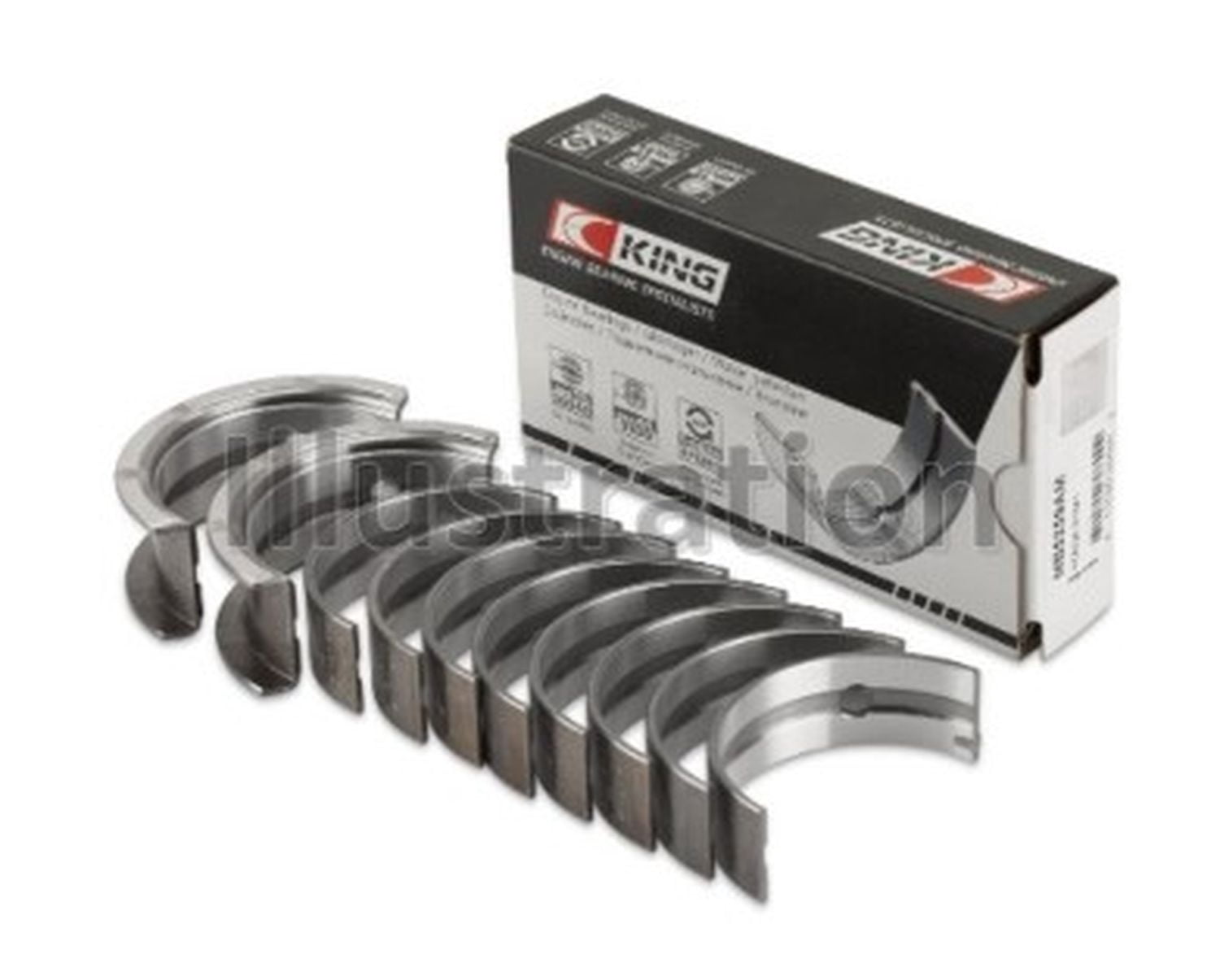 King Ford EcoBoost 3.5L / 3.7L V6 (Size STD) Main Bearing Set main image 1