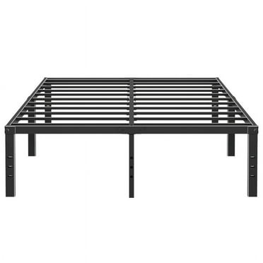 Mavesmog 14 inches King Size Bed Frames, Heavy Duty Metal King Size Mattress Platform Metal Bed Frame for Adult, No Box Spring Needed