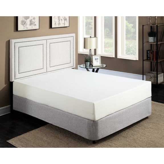King Bed Gel Foam Mattress - 10" Medium With Heat Dissipation Feature For Limits Motion Transfer & Keeps Cool