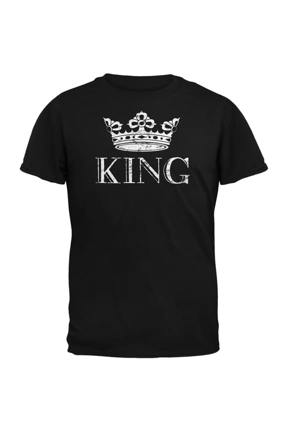 King Black Adult T-Shirt - Small