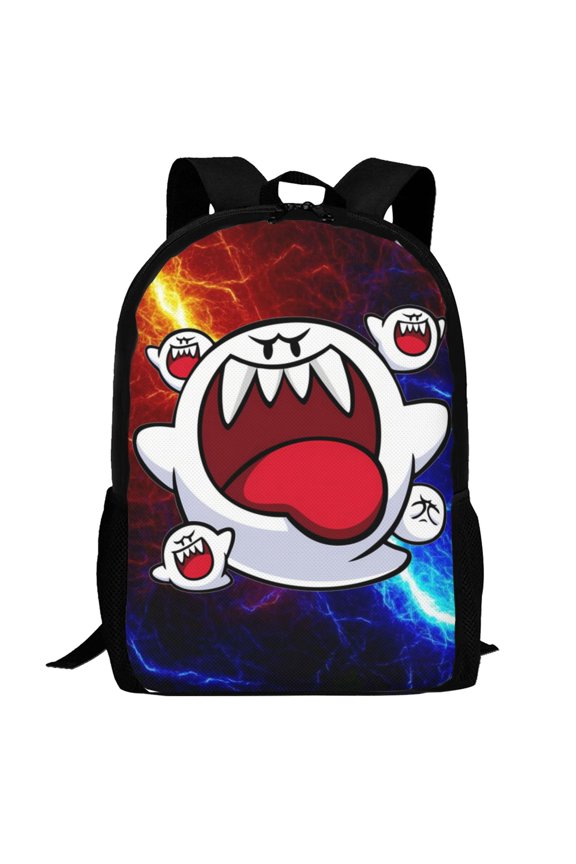 King Boo Backpack,3d Print Laptop Backpack Lightweight Casual Daypack Bookbag Multi-Function Travel Backpack 16.5 In