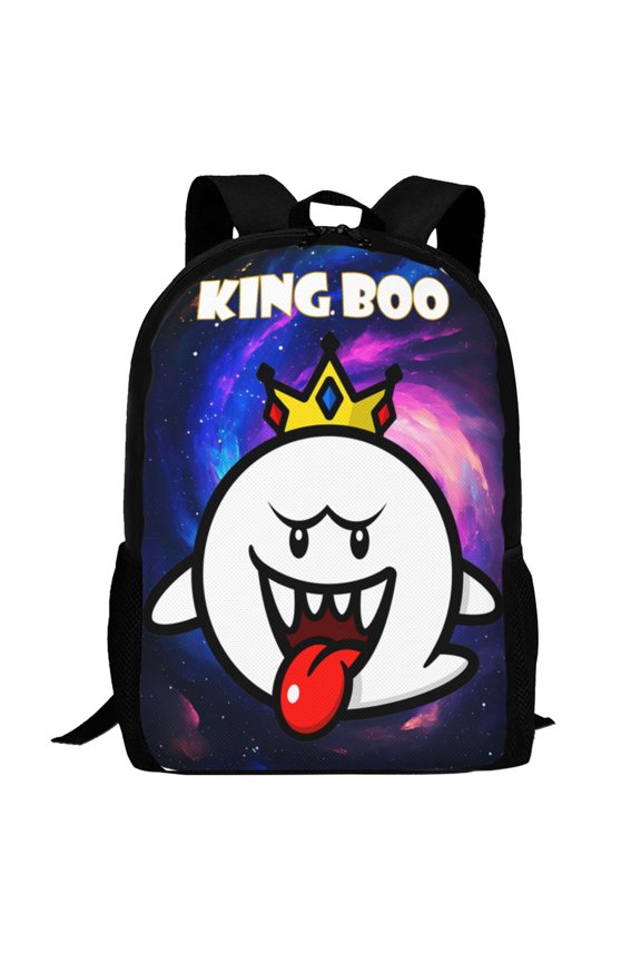 King Boo Backpack,3d Print Laptop Backpack Lightweight Casual Daypack Bookbag Multi-Function Travel Backpack 16.5 In