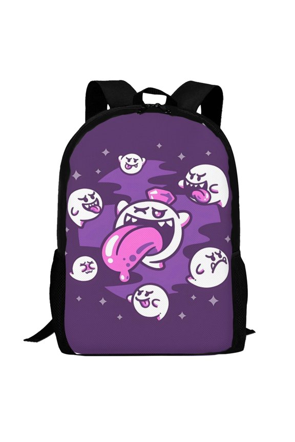 King Boo Backpack,3d Print Laptop Backpack Lightweight Casual Daypack Bookbag Multi-Function Travel Backpack 16.5 In