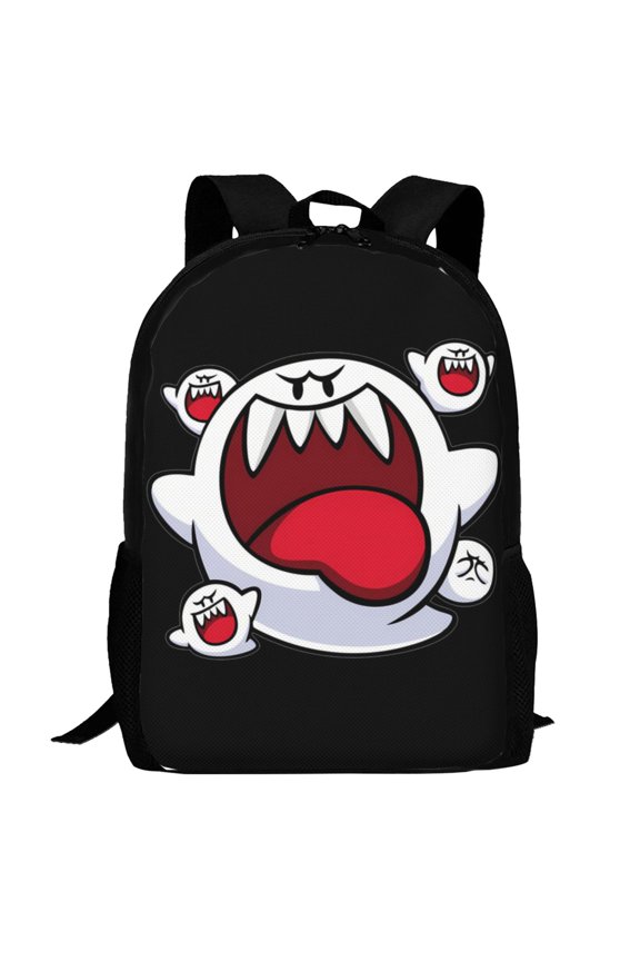 King Boo Backpack,3d Print Laptop Backpack Lightweight Casual Daypack Bookbag Multi-Function Travel Backpack 16.5 In