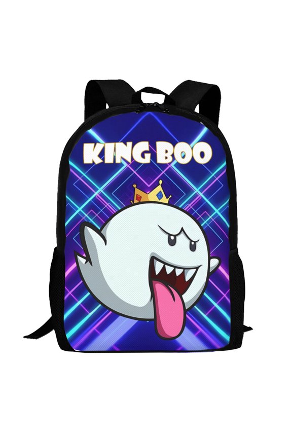King Boo Backpack,3d Print Laptop Backpack Lightweight Casual Daypack Bookbag Multi-Function Travel Backpack 16.5 In