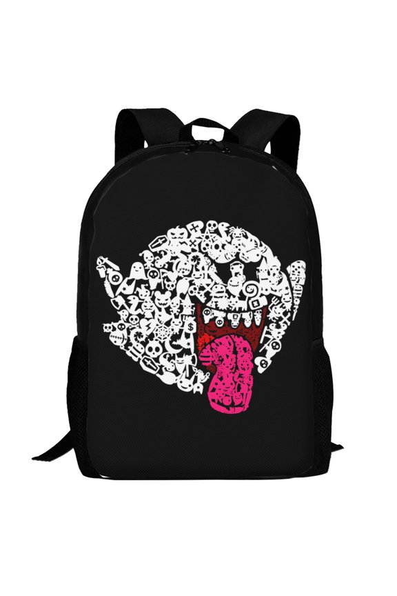 King Boo Backpack,3d Print Laptop Backpack Lightweight Casual Daypack Bookbag Multi-Function Travel Backpack 16.5 In