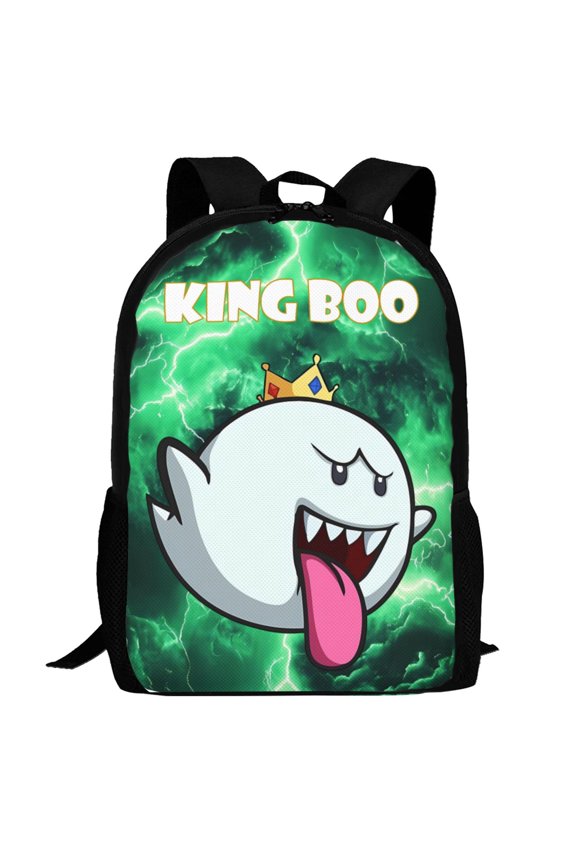King Boo Backpack,3d Print Laptop Backpack Lightweight Casual Daypack Bookbag Multi-Function Travel Backpack 16.5 In