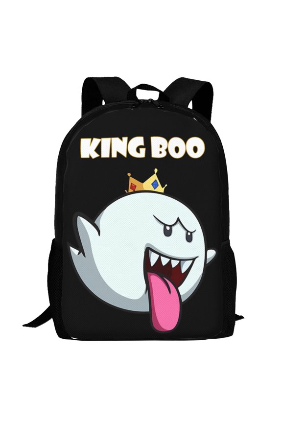 King Boo Backpack,3d Print Laptop Backpack Lightweight Casual Daypack Bookbag Multi-Function Travel Backpack 16.5 In