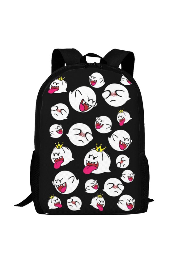 King Boo Backpack,3d Print Laptop Backpack Lightweight Casual Daypack Bookbag Multi-Function Travel Backpack 16.5 In