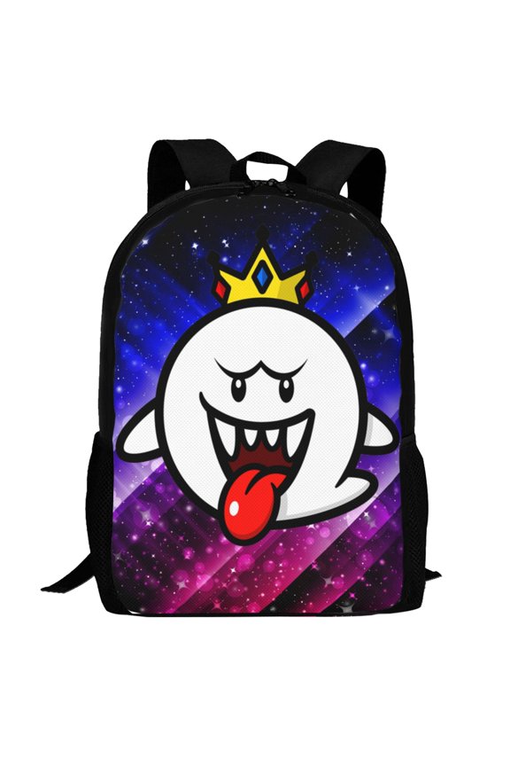 King Boo Backpack,3d Print Laptop Backpack Lightweight Casual Daypack Bookbag Multi-Function Travel Backpack 16.5 In