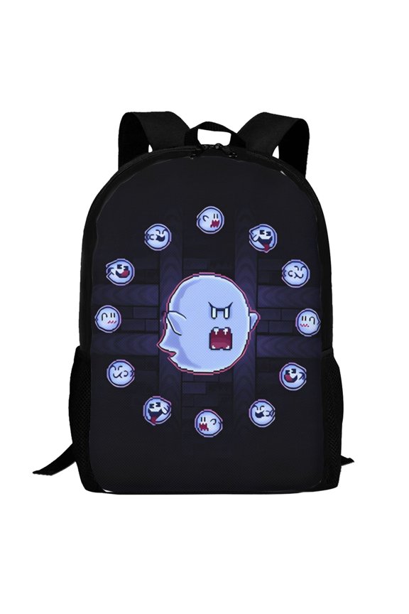 King Boo Backpack,3d Print Laptop Backpack Lightweight Casual Daypack Bookbag Multi-Function Travel Backpack 16.5 In