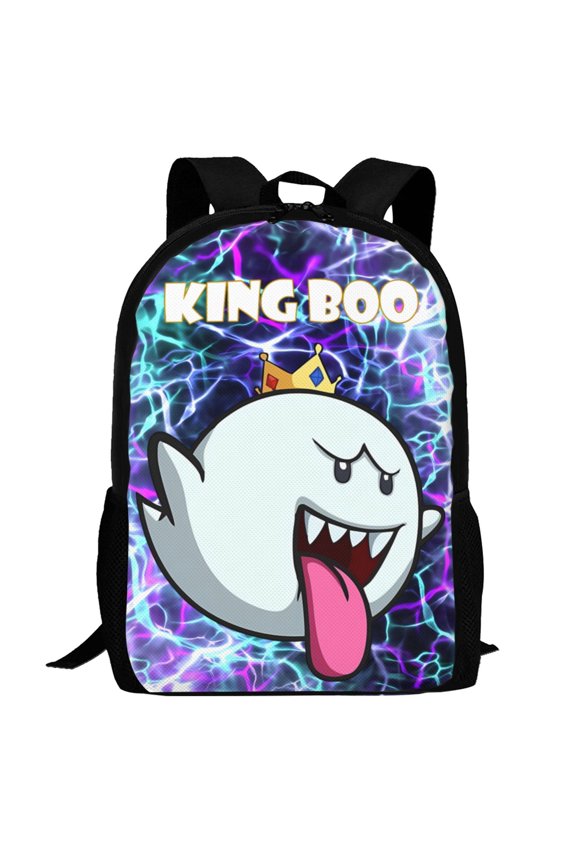 King Boo Backpack,3d Print Laptop Backpack Lightweight Casual Daypack Bookbag Multi-Function Travel Backpack 16.5 In