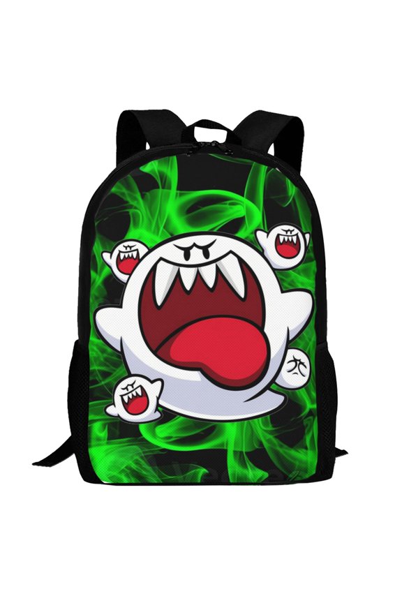 King Boo Backpack,3d Print Laptop Backpack Lightweight Casual Daypack Bookbag Multi-Function Travel Backpack 16.5 In