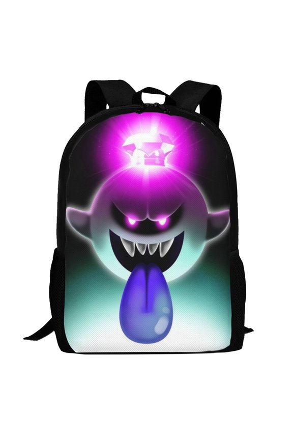 King Boo Backpack,3d Print Laptop Backpack Lightweight Casual Daypack Bookbag Multi-Function Travel Backpack 16.5 In