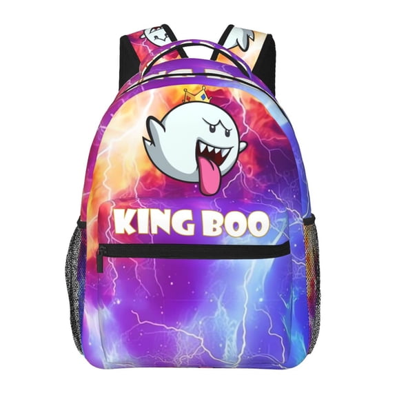King Boo Backpack Lightweight Bookbag Casual Daypack For Women Men Travel Laptop Bag Multifunctional Bag