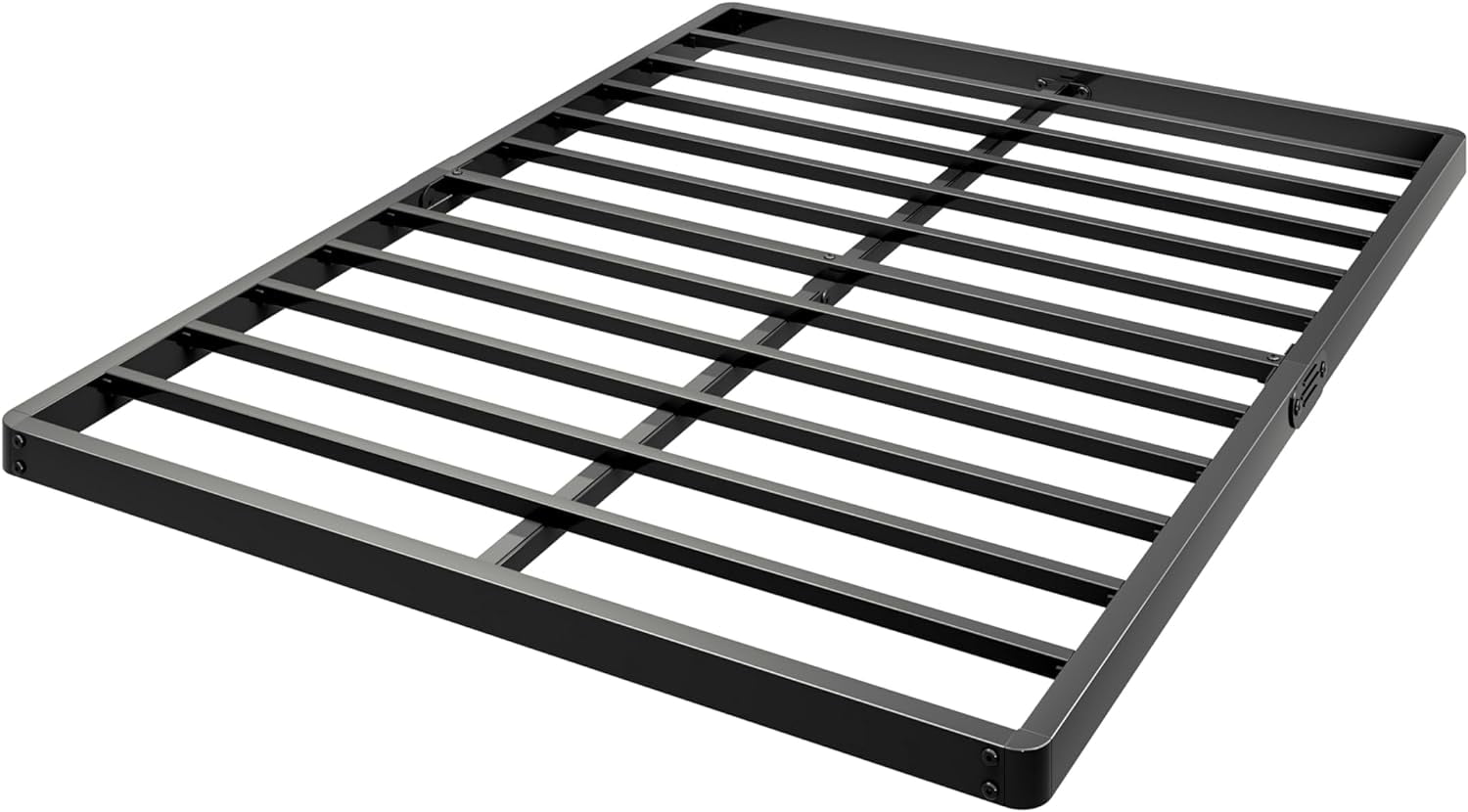 King Box Spring,2 Inch Bunkie Board Bed Slat Replacement Low Profile