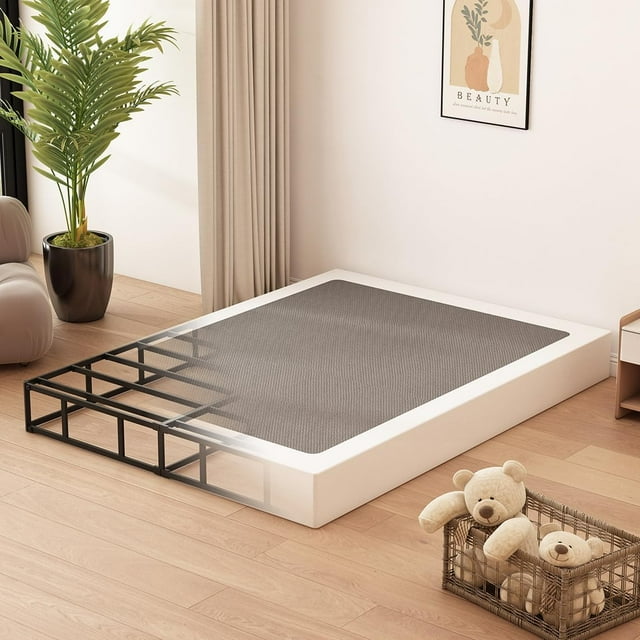King Box Spring, 9 Inch High Profile Metal Box Spring King Bed Base