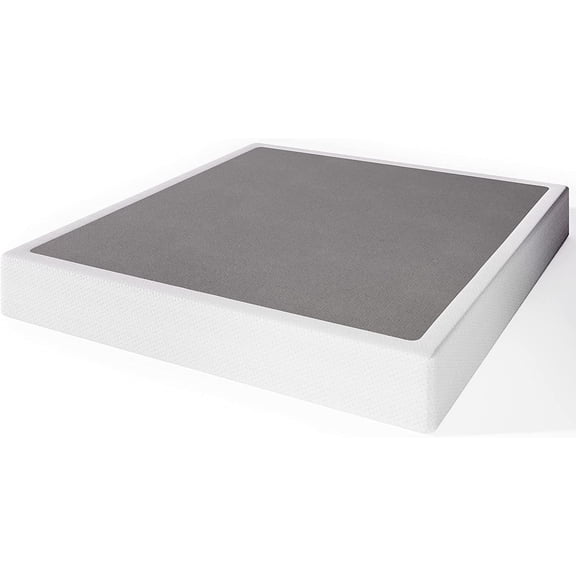 King-Box-Spring, 9 inch Metal King Size Box Spring Only, Heavy Duty Box Spring King with Fabric Cover, Easy Assembly, Non Slip, Noise Free