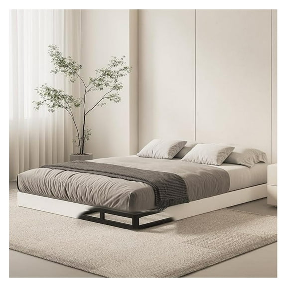 King Box Spring Bed Base, 5 Inch Low Profile, 3000 LBS Heavy Duty Metal Mattress Foundation with Fabric Cover, Easy Assembly, Quiet Noise Free, Non Slip