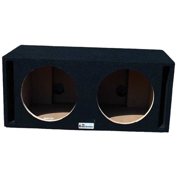 DUAL 12IN SIDE PORTED SUBWOOFER ENCLOSURE CARPETED