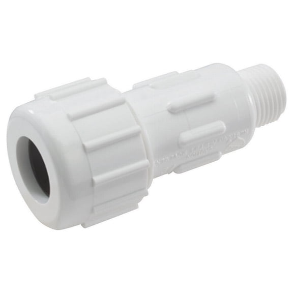 King Brothers CPA-0500 PVC Compression Male Adapters, 1/2"