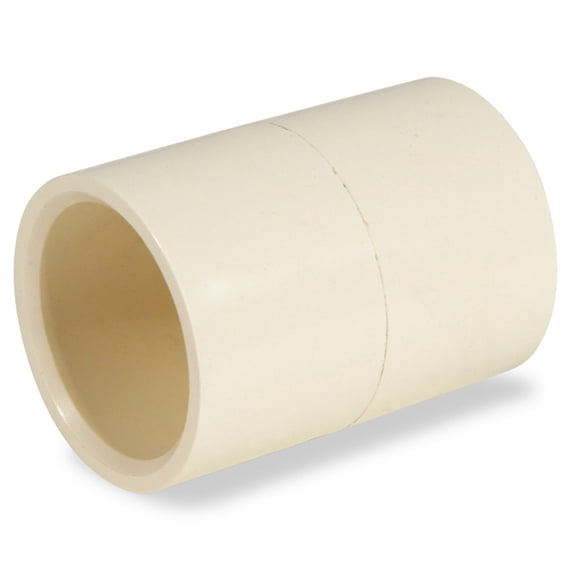 CPVC Coupling, Schedule SDR-11, 1/2" Pipe Size, CTS Hub 4129-005