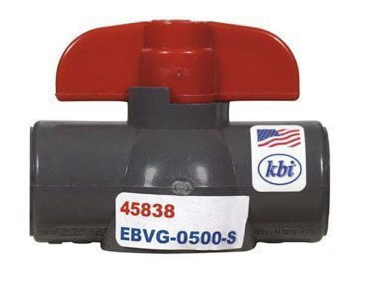 King Brothers Inc. EBVG0500S 1/2Inch Slip PVC Schedule 80 Economy