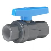 King Brothers Inc. LT-2000-S 2-Inch Slip PVC Schedule 80 Commercial Ball Valve, Gray