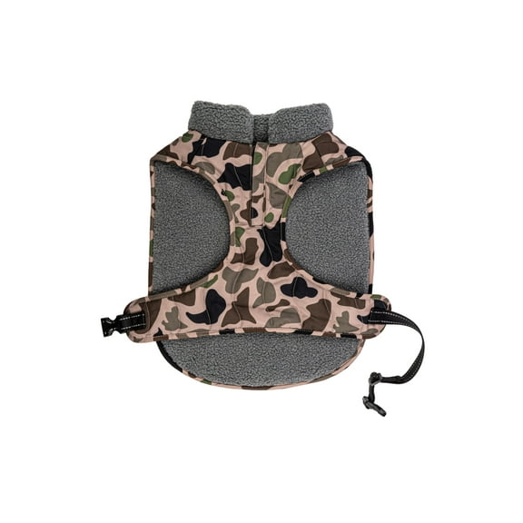 King Buck After Hunt Quilted Sherpa Jacket, Camo, S/M