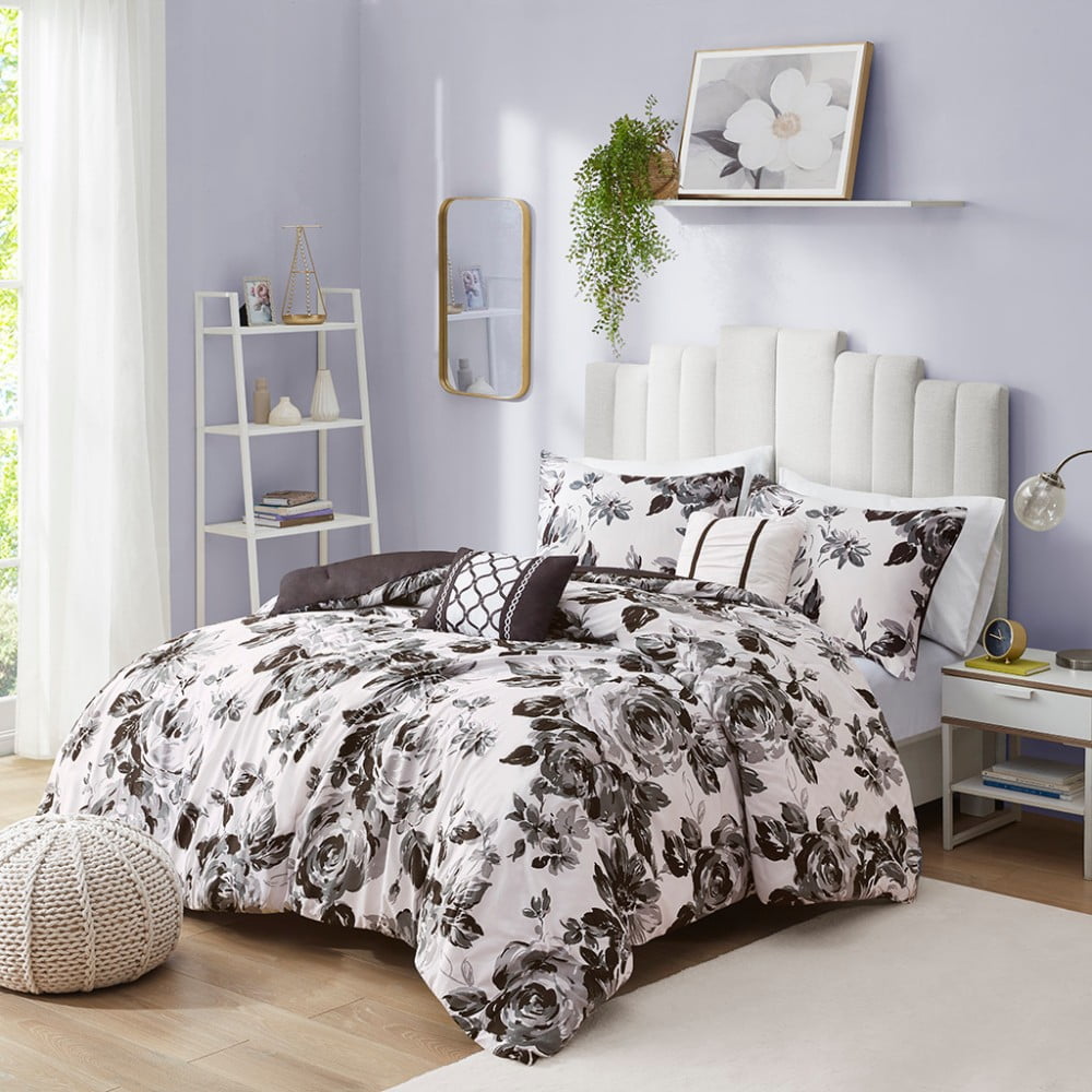 King Cal King Floral Print Comforter Set Walmart king-cal-king-floral-print-comforter-set-walmart