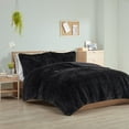 thumbnail image 1 of King/Cal King Shaggy Long Fur Comforter Mini Set, 1 of 4