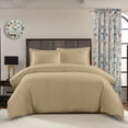 thumbnail image 1 of King/Calking Duvet Cover Set Taupe Color - Egyptian Cotton 400-Thread Count, Zipper Closure Corner Ties, 1 Duvet Cover and 2 Matching Pillow Shams, 1 of 7