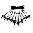 thumbnail image 1 of King Canopy 10-Piece Anchor Kit, 15-inch Auger Style w/Rope, Black, 1 of 6