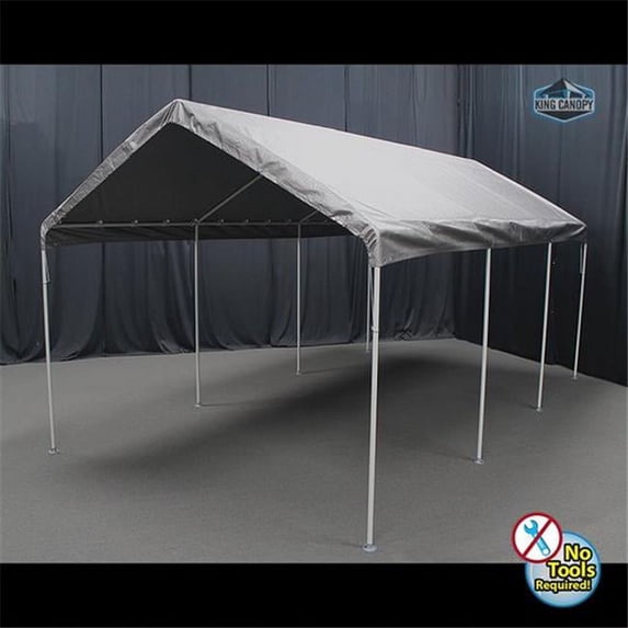 King Canopy 10 x 20 ft. Hercules Canopy with Silver Cover