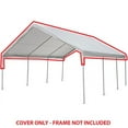 thumbnail image 1 of King Canopy 18 ft x 20 ft White Drawstring Carport Canopy Cover, 1 of 4